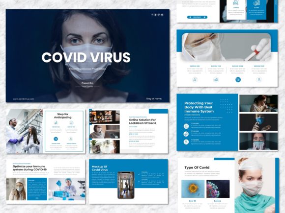 Preview of Covid Virus - Medical PowerPoint