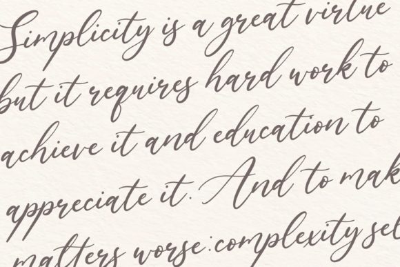 Lavineta Font font preview - 5