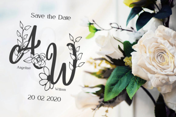 Angelina Monogram Font - Preview 4