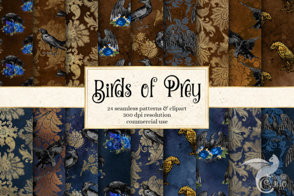 Birds of Prey Digital Paper