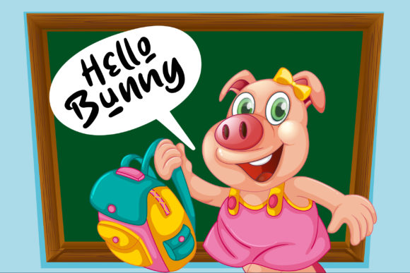 Childhood Style Font PNG with transparent background - Preview 6