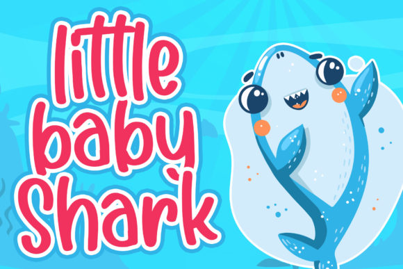 Cutie Shark Font - Preview 1