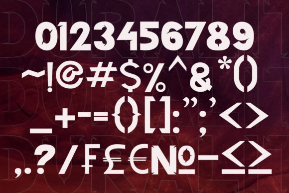 Duralit Font - Preview 5