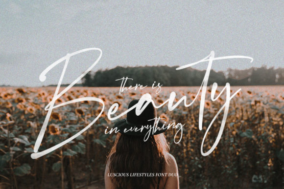 Luscious Lifestyle Duo Font PNG with transparent background - Preview 2