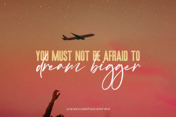 Luscious Lifestyle Duo Font PNG with transparent background - Preview 4