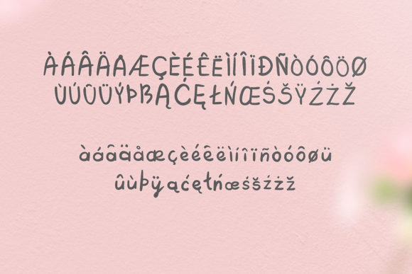 Pralinka Font PNG with transparent background - Preview 3