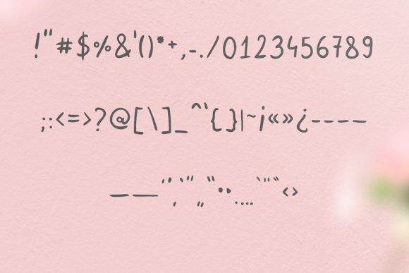 Pralinka Font PNG with transparent background - Preview 4