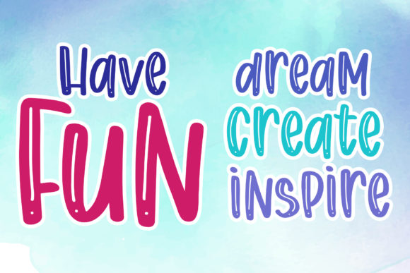 Chunky Bear Font PNG with transparent background - Preview 5