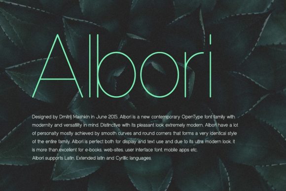 Albori Font - Preview 3