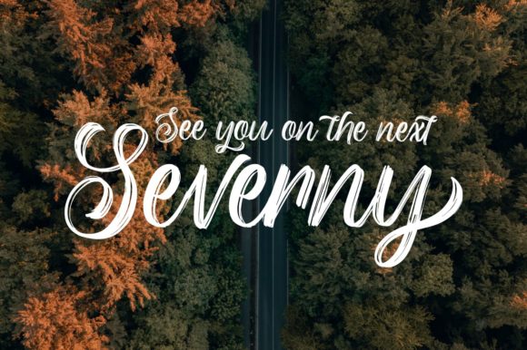Backrush Font - Preview 1