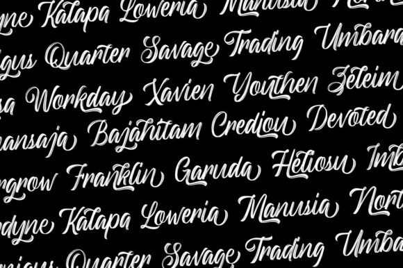 Backrush Font - Preview 5