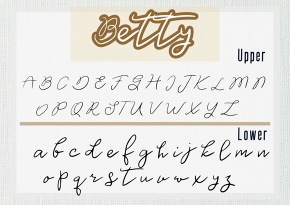 Betty Font - Preview 2