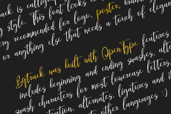 Bqtrack Font - Preview 3