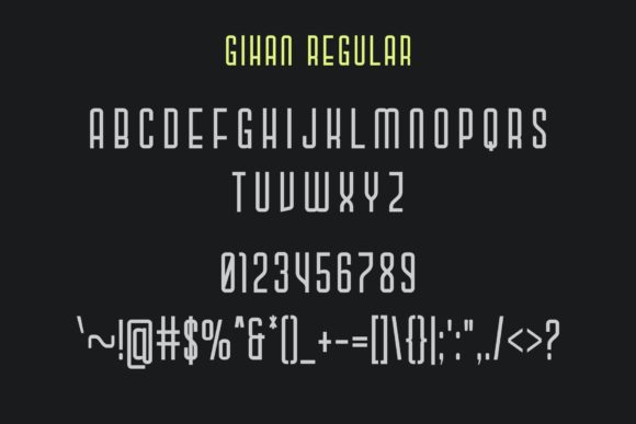 Gihan Font - Preview 5