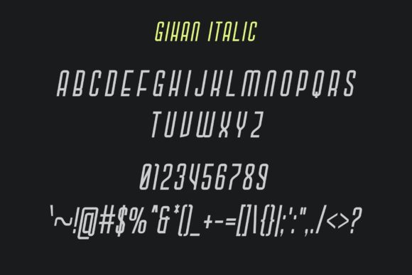 Gihan Font - Preview 6