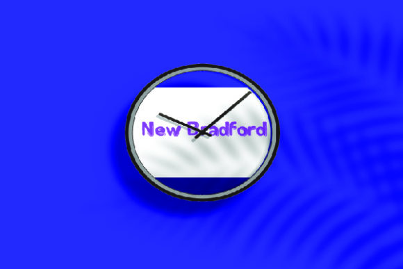 New Bradford Font PNG with transparent background - Preview 4