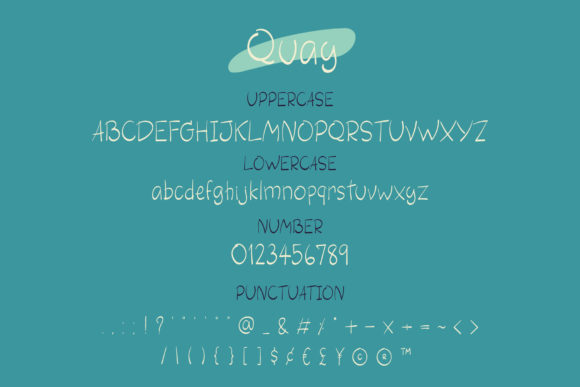Quay Font PNG with transparent background - Preview 2