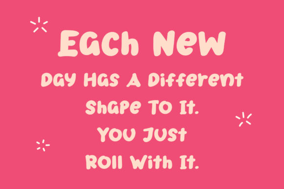 Bubble Gum Font - Preview 3