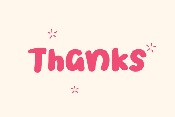 Bubble Gum Font - Preview 4