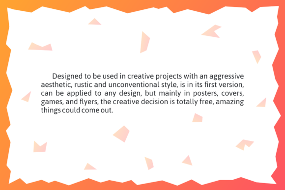 Crumpled Font PNG with transparent background - Preview 1