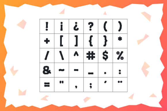 Crumpled Font PNG with transparent background - Preview 5