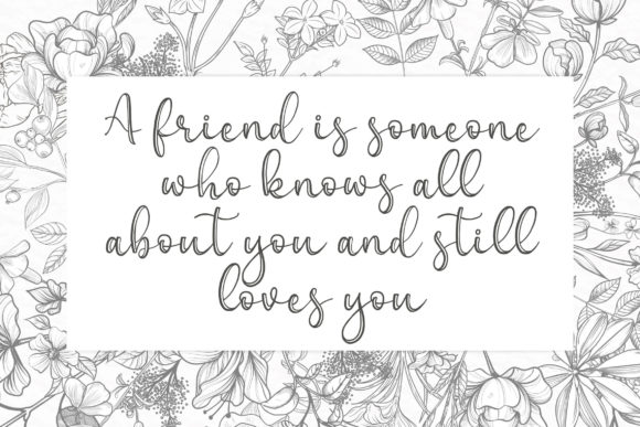 Everline Font PNG with transparent background - Preview 1