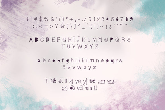 Kookoshka Font PNG with transparent background - Preview 2