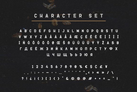 Ovsyanka Font PNG with transparent background - Preview 3