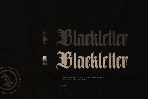 Avestrava Plain Font - Preview 1