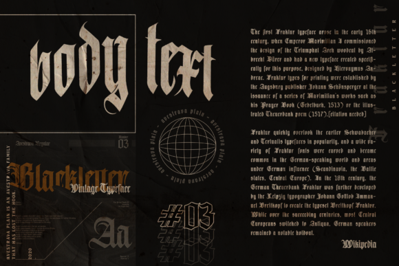 Avestrava Plain Font - Preview 3