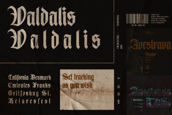 Avestrava Plain Font - Preview 4