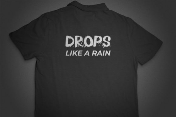 Drops Letters Font - Preview 4