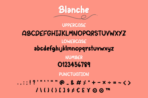Blanche Font - Preview 2