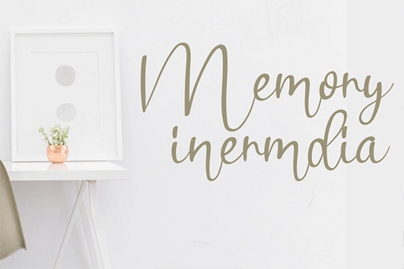 Bronahia Font PNG with transparent background - Preview 3