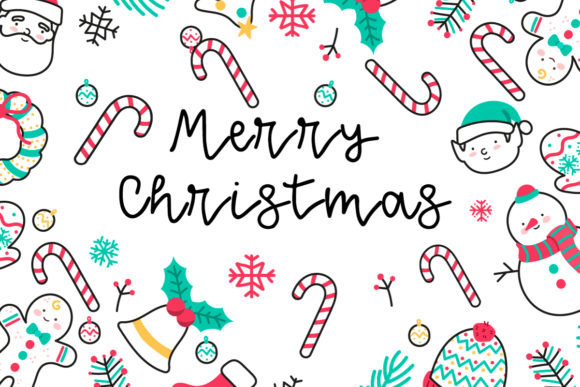 Candy Cane Font - Preview 2