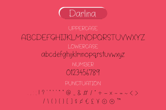 Darlina Font - Preview 2