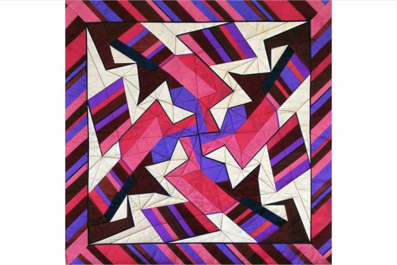 Fractures Designer Pinwheel Patchwork Quilt Pattern