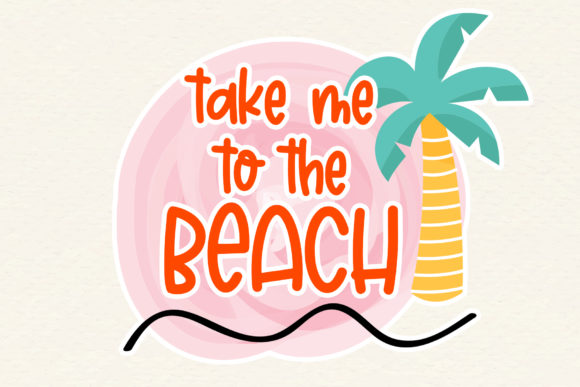 Lemon Crush Font PNG with transparent background - Preview 3