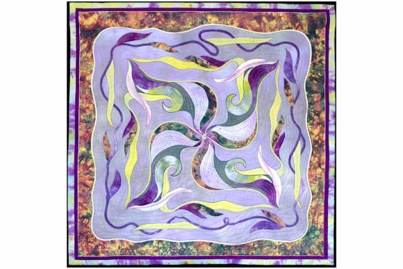 Lilac & Clover Designer Pinwheel Patchwork Quilt Pattern 