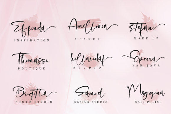 Olliffia Font PNG with transparent background - Preview 1