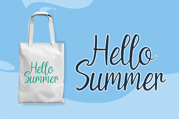 Beach Umbrella Font - Preview 1