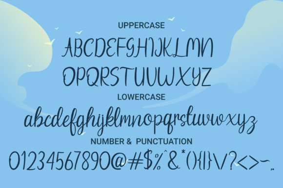 Beach Umbrella Font - Preview 6