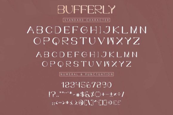 Bufferly Font - Preview 3