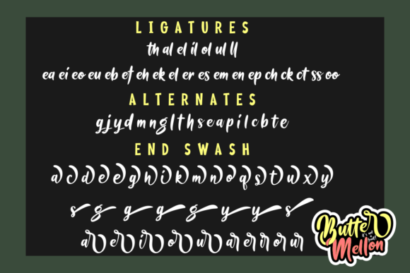 Butter Mellon Font - Preview 5