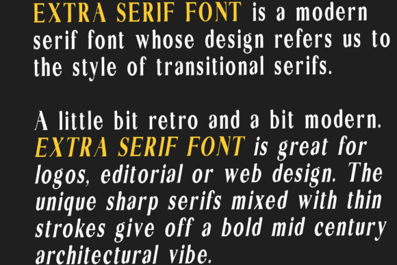 Extra Font PNG with transparent background - Preview 3