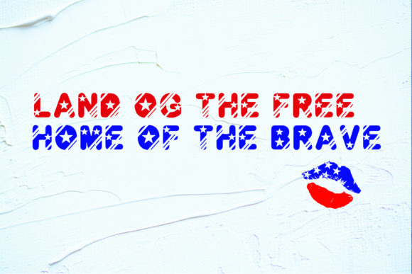 Fourth of July Font - Preview 3