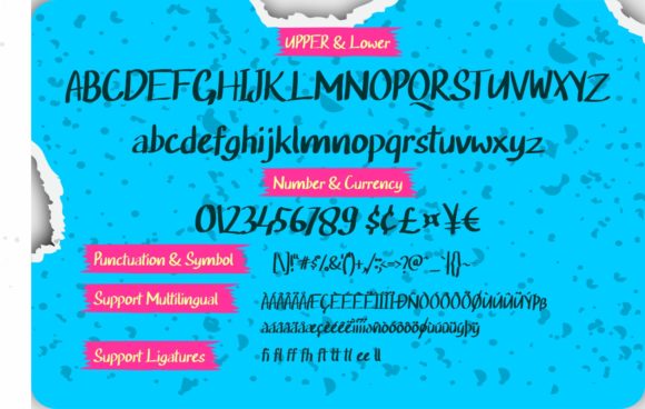 Glue Stick Font - Preview 6
