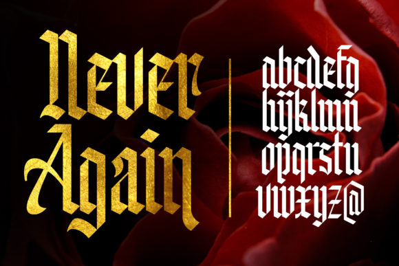 Knight Anomaly Font PNG with transparent background - Preview 3