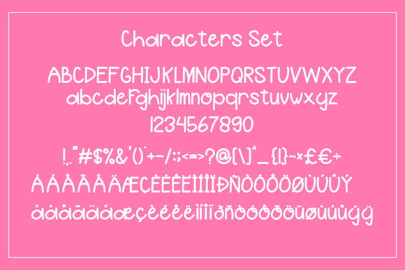 Moontiland Font PNG with transparent background - Preview 1