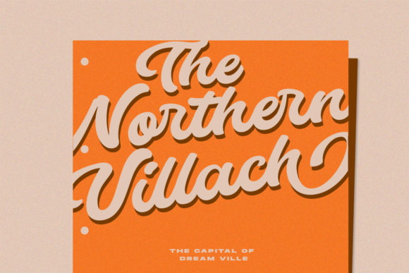 Nocarine Script Font PNG with transparent background - Preview 1